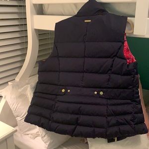 Lilly Pulitzer Navy Puffer Vest